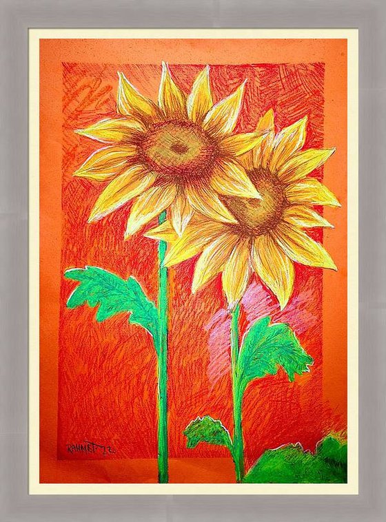 Two Sunflowers