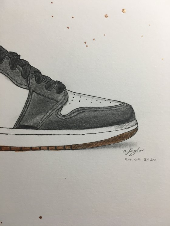 Jordan air trainer drawing