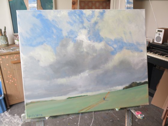 Clouds above the Wolds