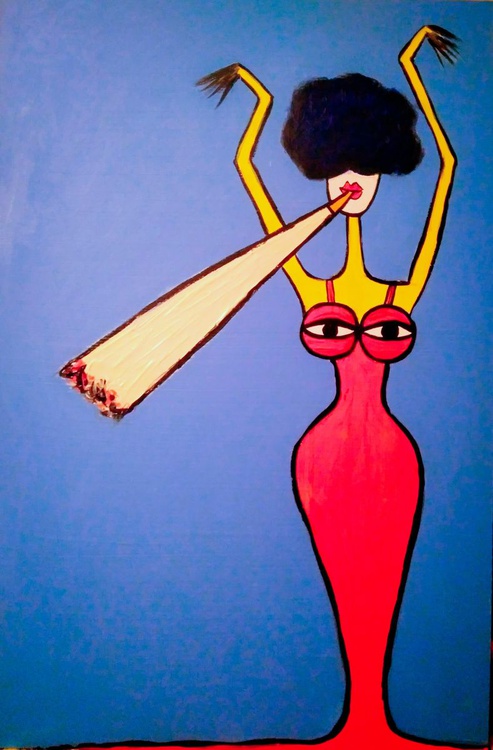 Mtv 90s 2018 Acrylic Painting By Ann Zhuleva Artfinder