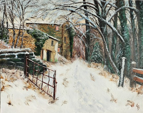 Path to farm from Black Brook