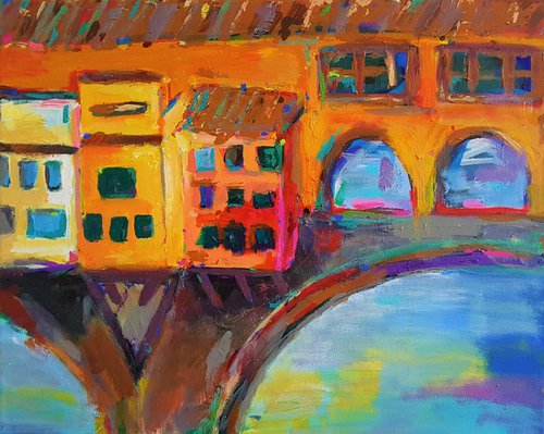 Ponte Vecchio, Florence by Dawn Underwood