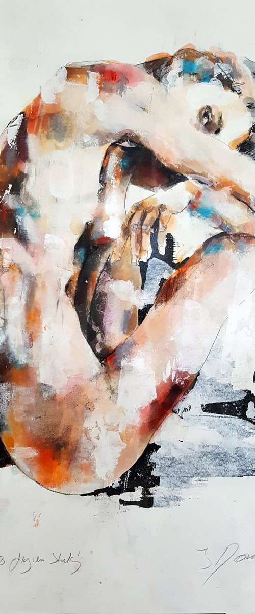 8-25-18 figure study by Thomas Donaldson