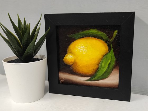 Little lemon still life