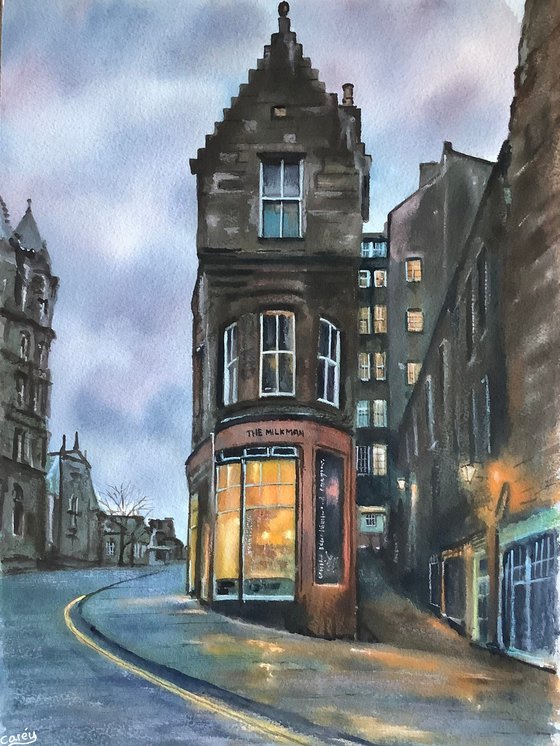 Cockburn street, Edinburgh.