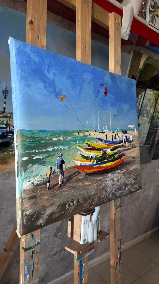 Kites over the Sea