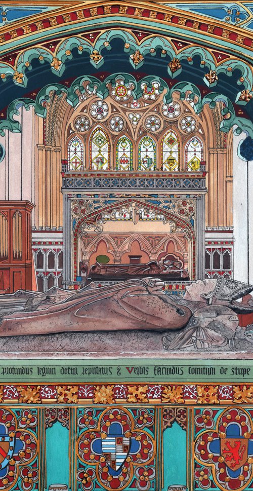 Tomb of Edmund Stafford by Shelley Ashkowski