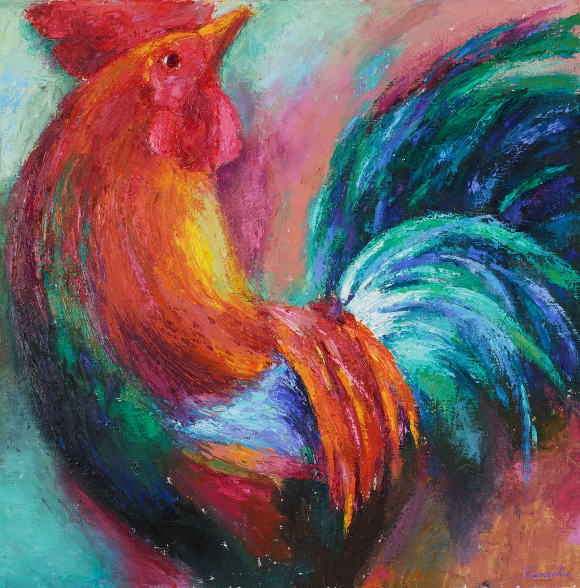 Cock by Galina Khandova