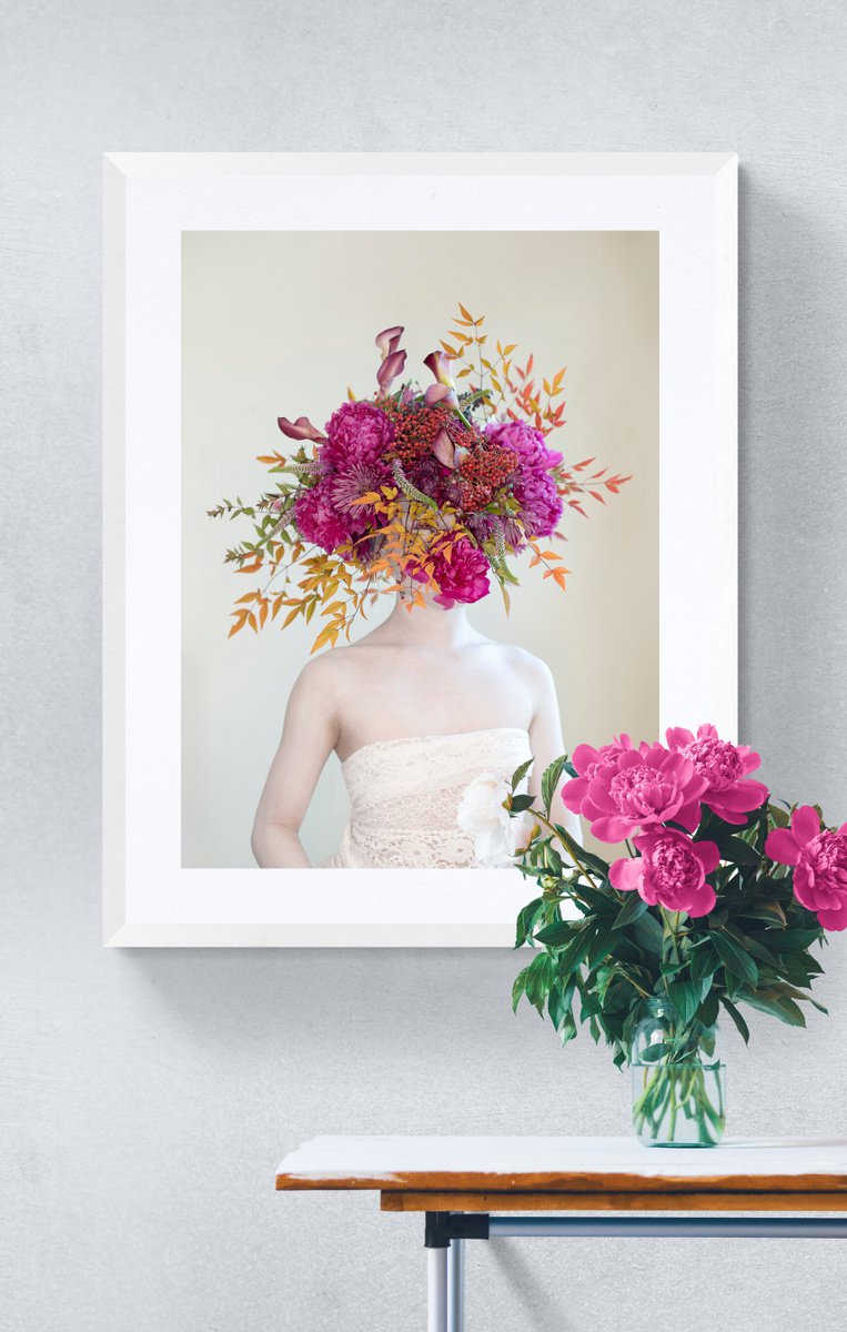 Photorealistic Portrait Photograph By Ziesook You, 24 X 32", Scent Of Broq-Pa 12122020, Original Artwork