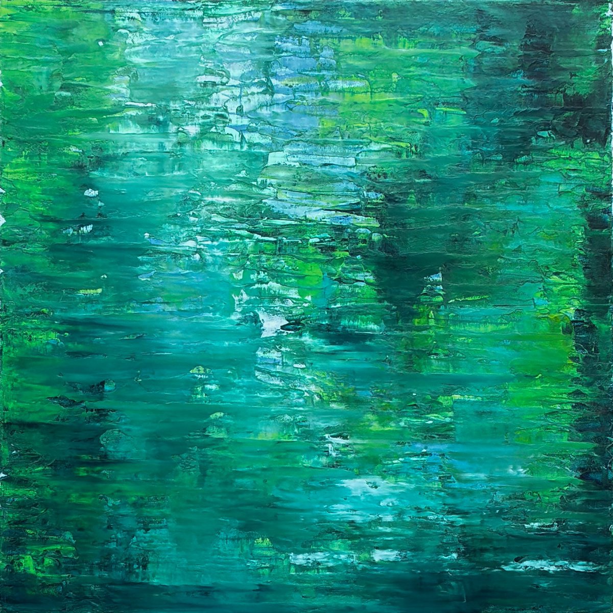  River Of Letting Go By Lyra Morgan, 28 X 28, Artwork For Sale On Artfinder