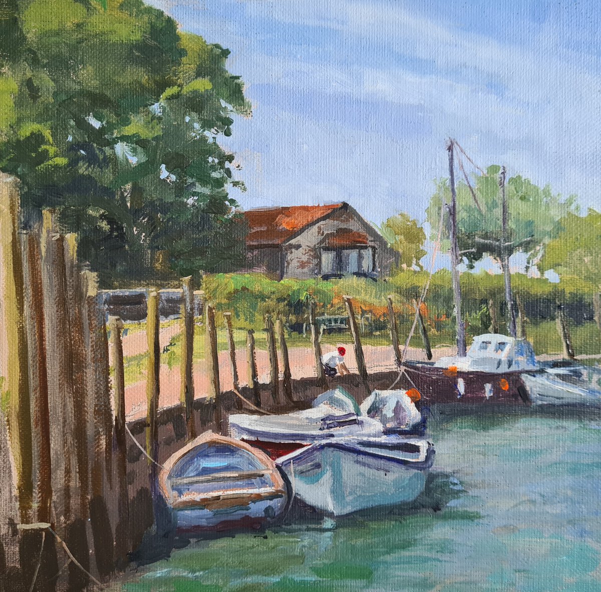 Blakeney Quayside by Toni Swiffen