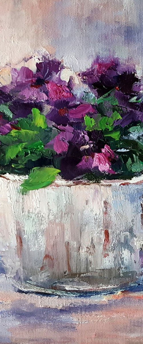 Purple flowers by Olga Egorov