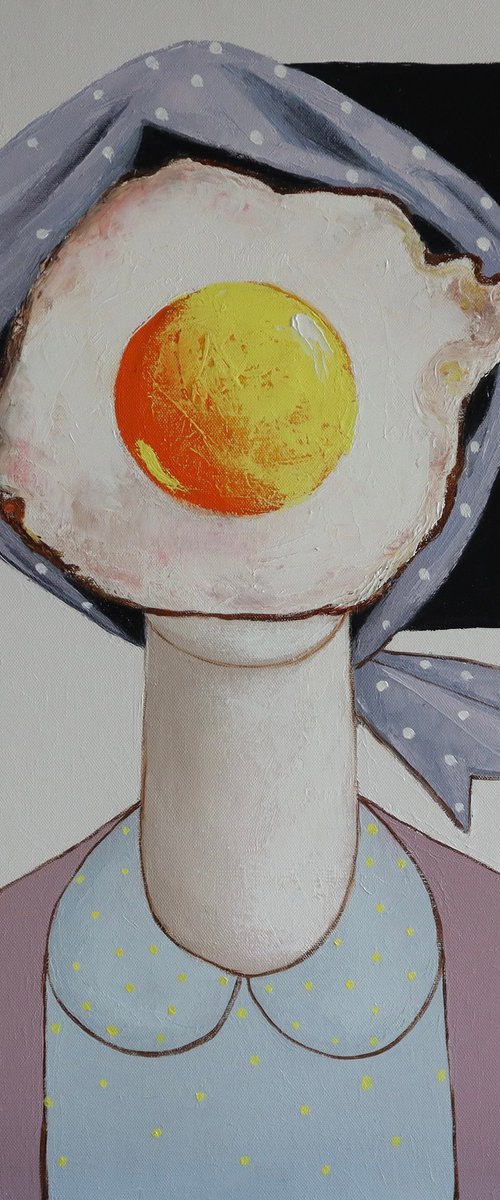 Egg girl by Ta Byrne