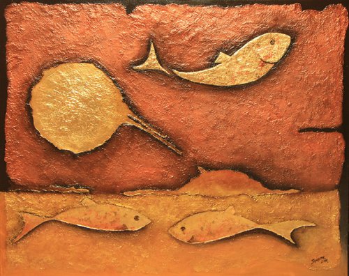 Journey of Fish II by Zbigniew Skrzypek