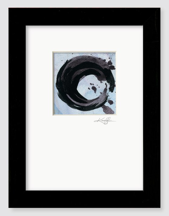 Enso Of Zen Collection 1 - 3 Abstract Zen Circle paintings by Kathy Morton Stanion
