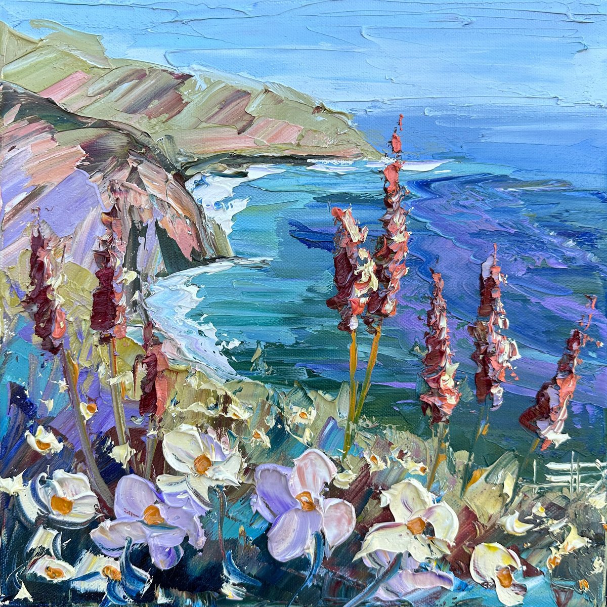 Lavender Coastal Hues by Lisa Elley