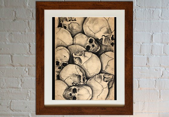 Recycled Human Skulls