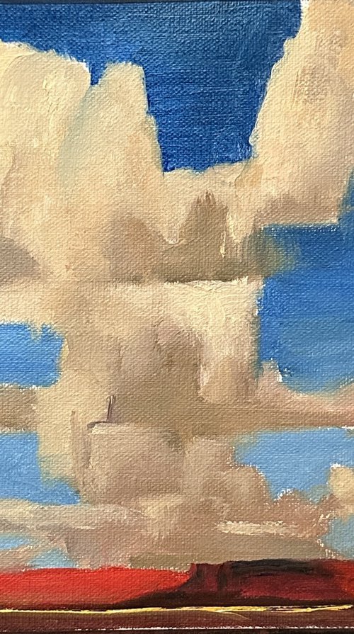 Cloud Study - After Maynard Dixon by Elizabeth B. Tucker