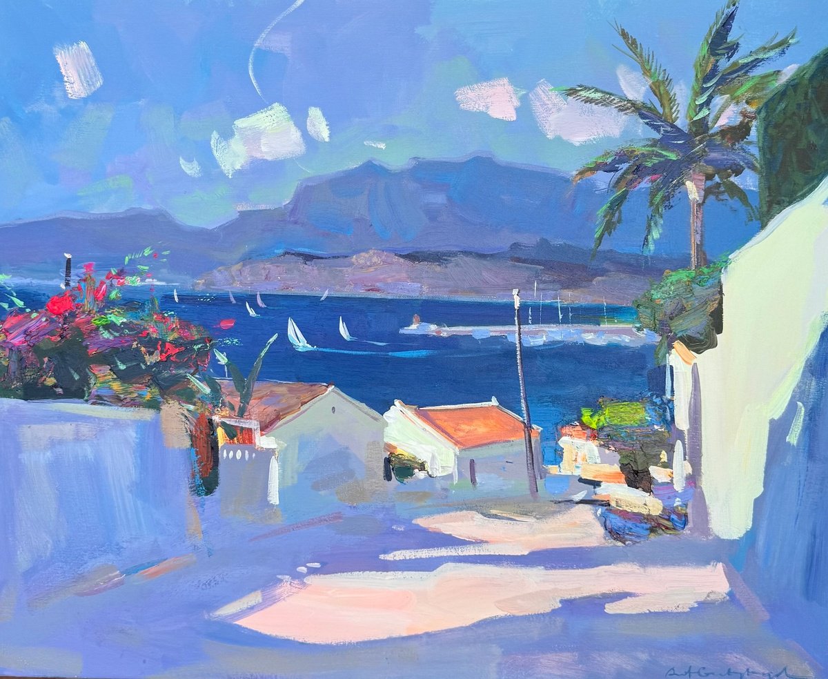  Moraira In January By Anton Gudzykevych, 39 X 32, Artwork For Sale On Artfinder