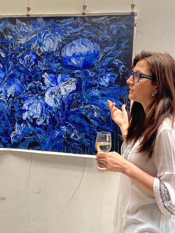 Heritage Echoes: Garden in Blue