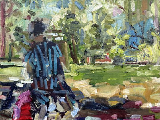 Painting with Isobel