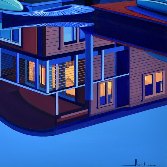 Sausalito Owl Houseboat