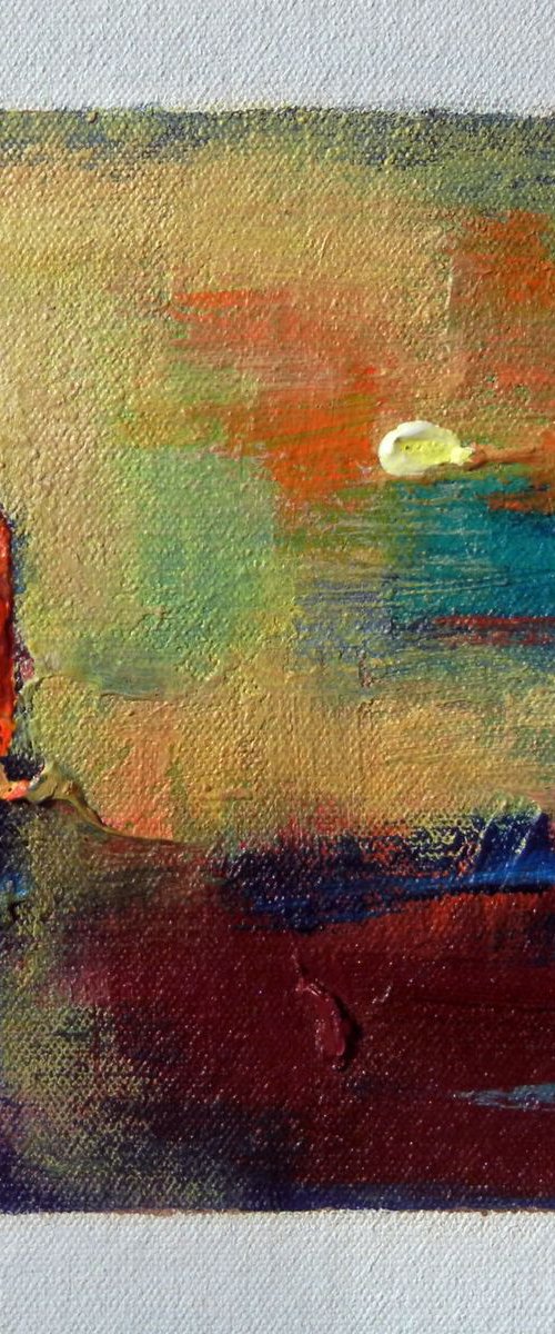 Daily Painting Abstract Study - A014 10x10 by BenWill