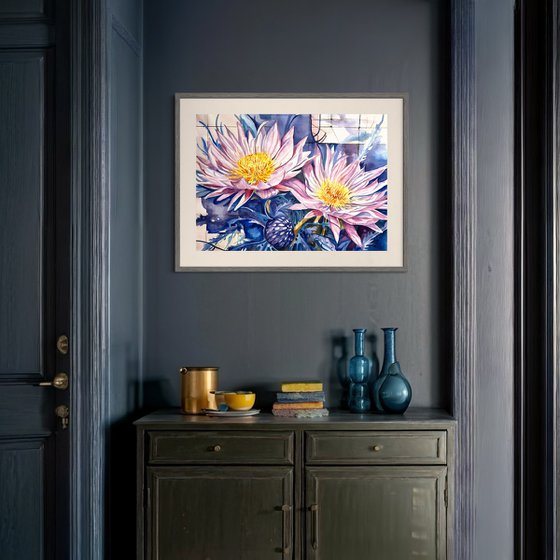 Purple Carpobrotus Edulis