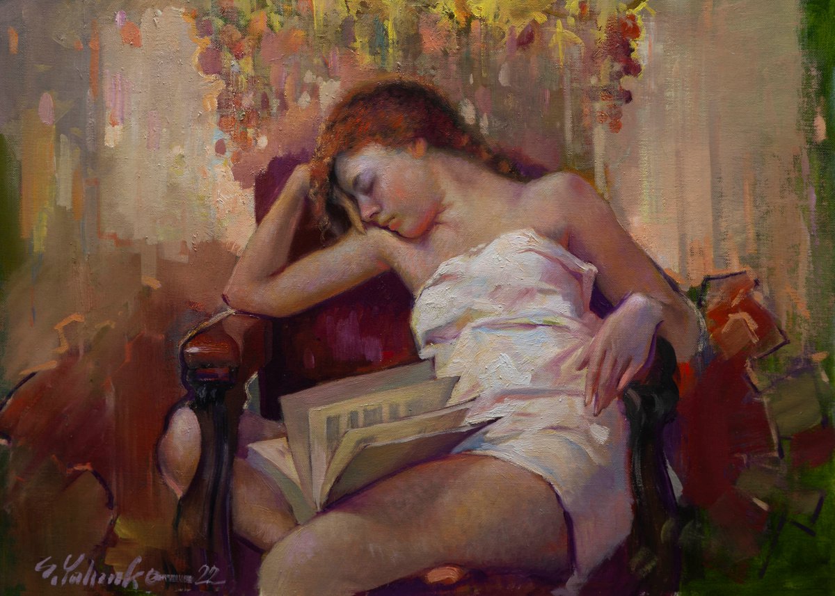 A Sleeping Girl by Sergei Yatsenko