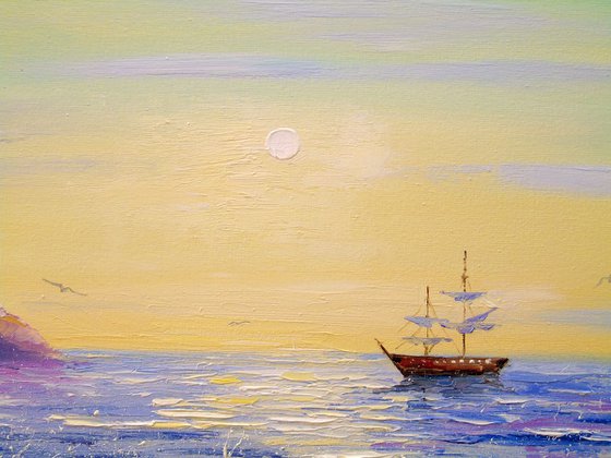 Sailboats and the sea