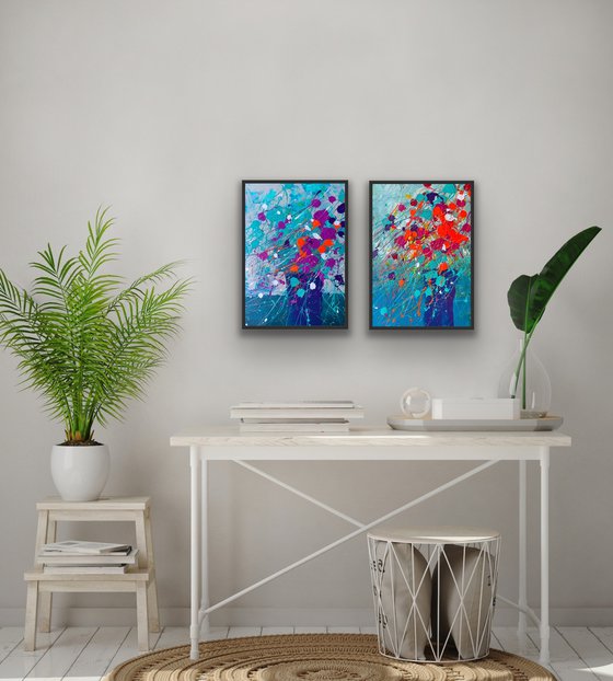 Abstract flowers