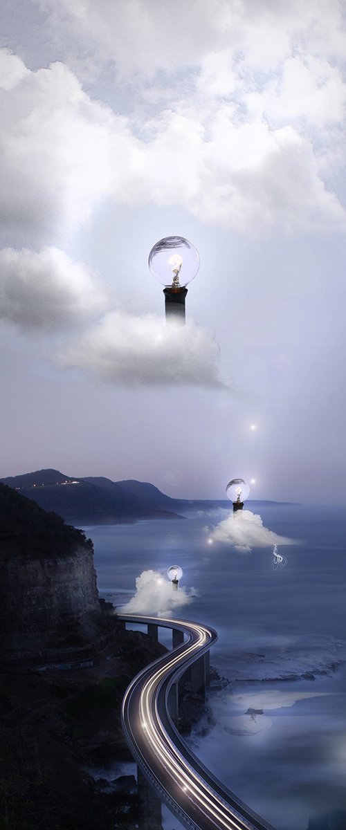 Seacliff Clouds by Vanessa T Stefanova