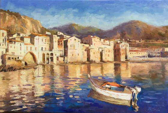 Cefalu, Sicily in Golden Light