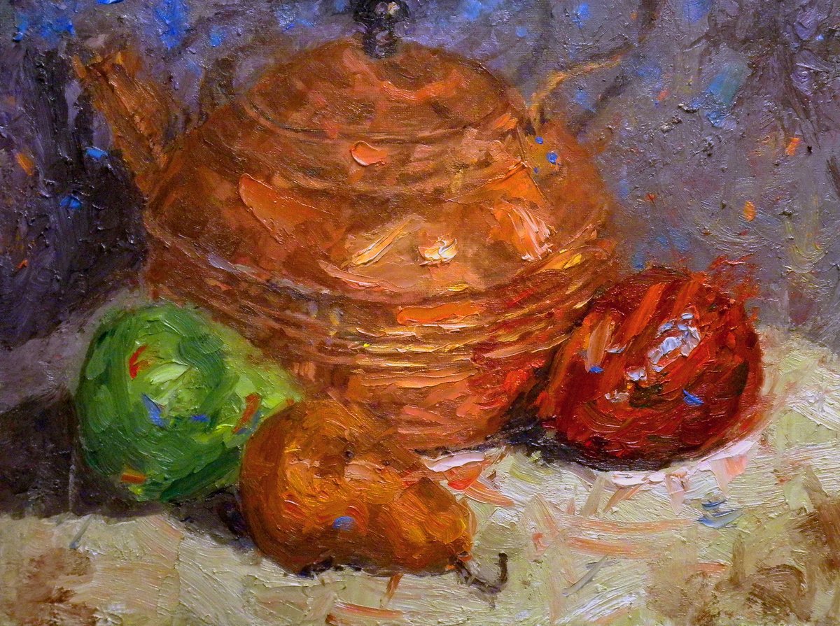 Still Life with Fruit by Daniel Fishback