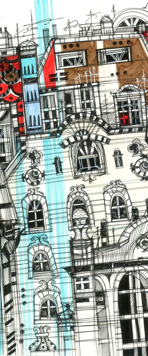 Amsterdam Roofs by Maria Susarenko