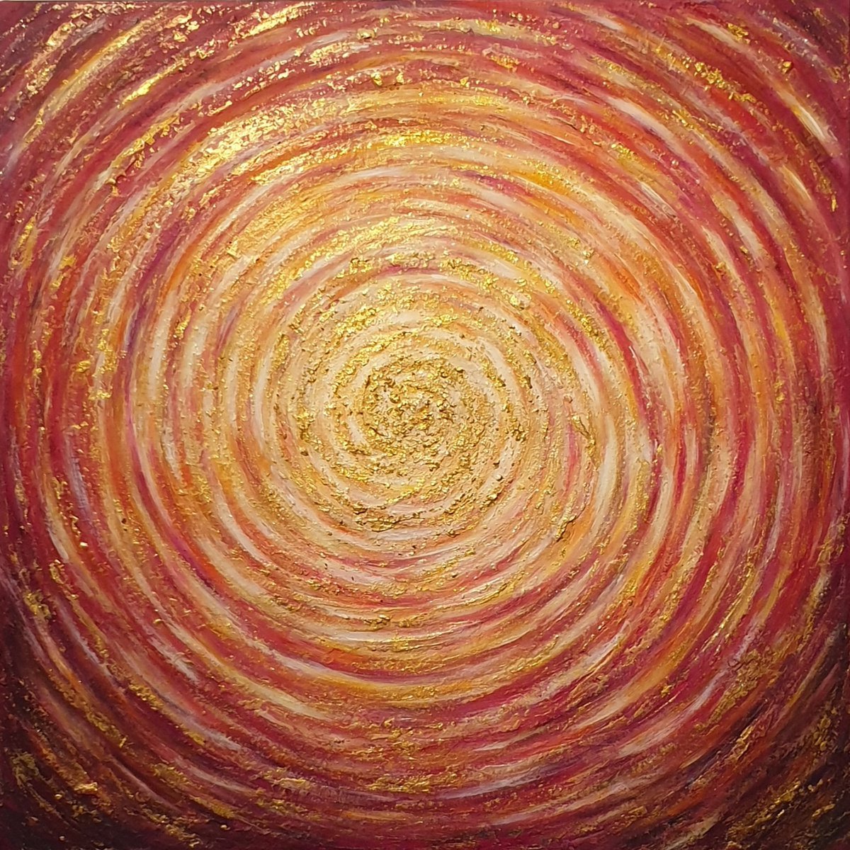 Golden Light Spiral by Isabella Dinstl