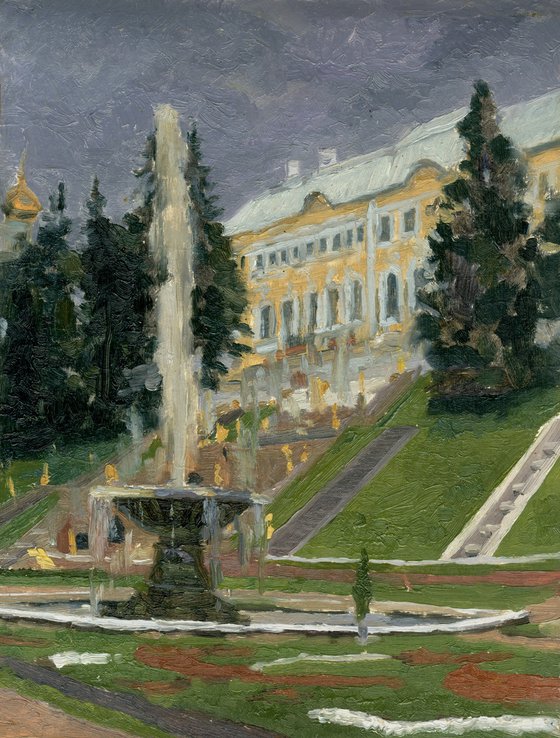 Peterhof. Fountain