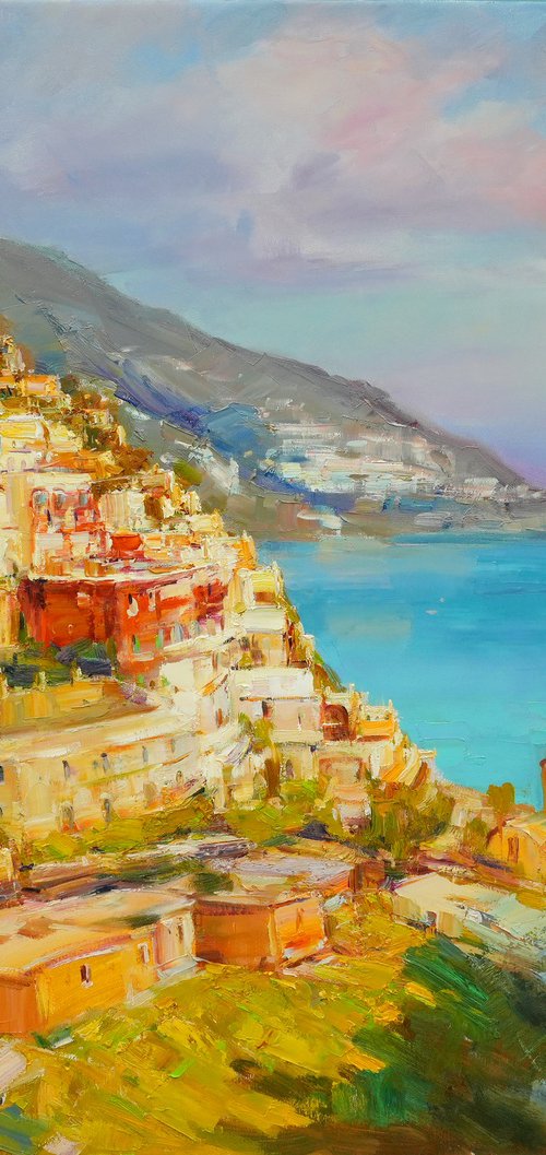 Evening Amalfi Coast by Sergei Chernyakovsky