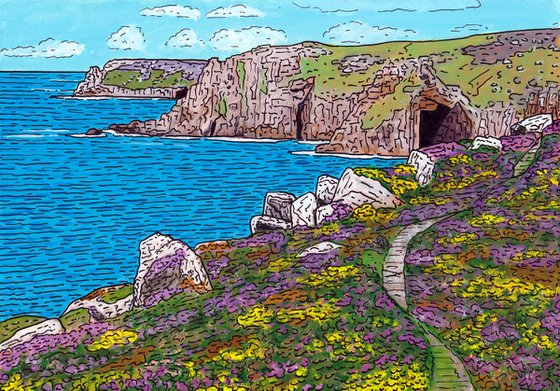 "Coast path near Gwennap Head"