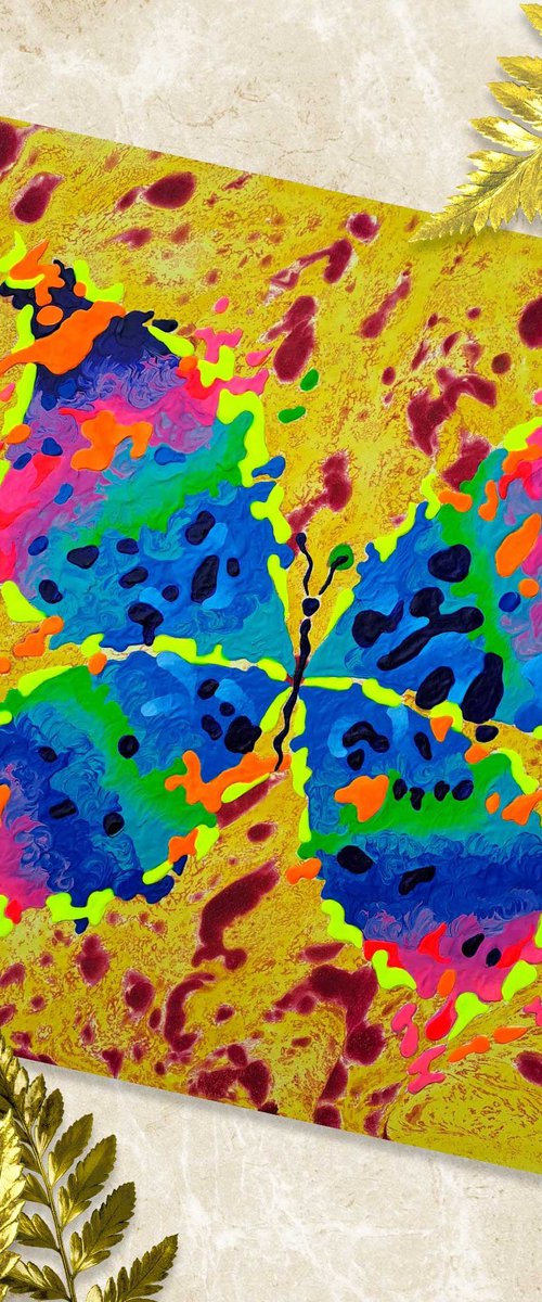 Butterfly «Colorful Life» by Mariia Raskin