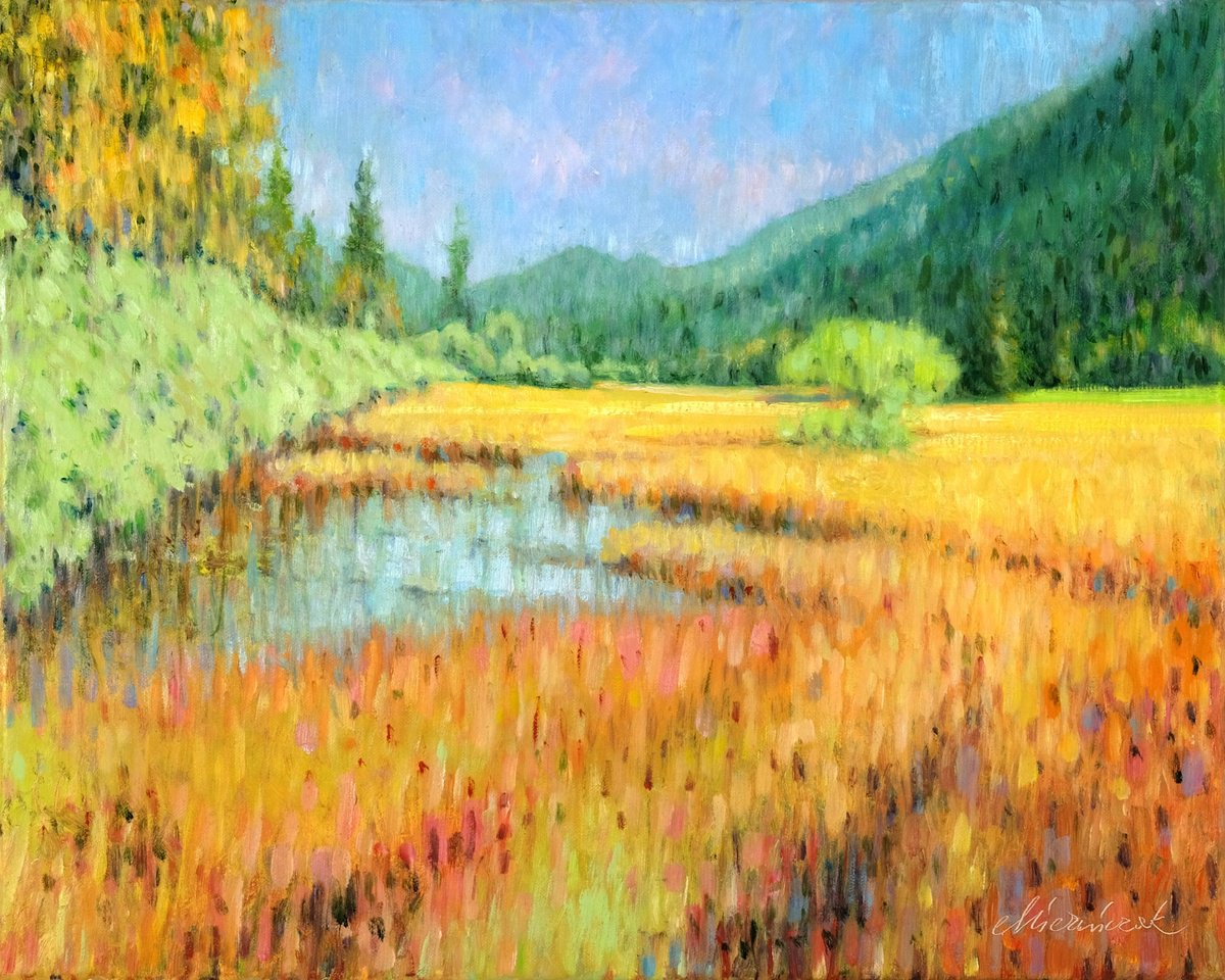 Weitsee 2. (Bavaria) By Richard Mierniczak, 20 X 16, Artwork For Sale On Artfinder