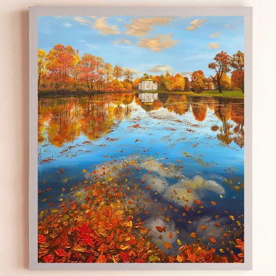 Gold Autumn, 50 х 60 cm, acrylic on canvas