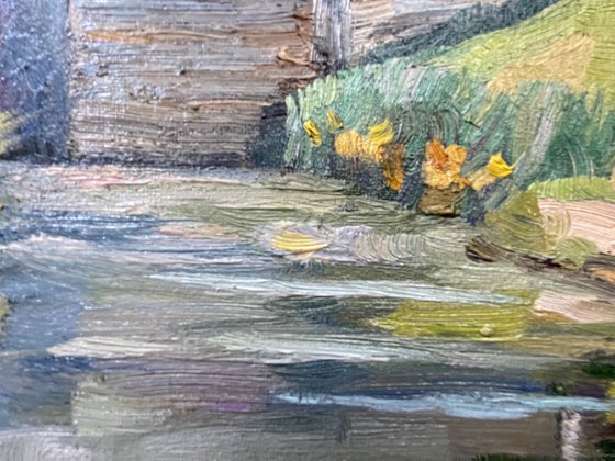 Overgrown channel