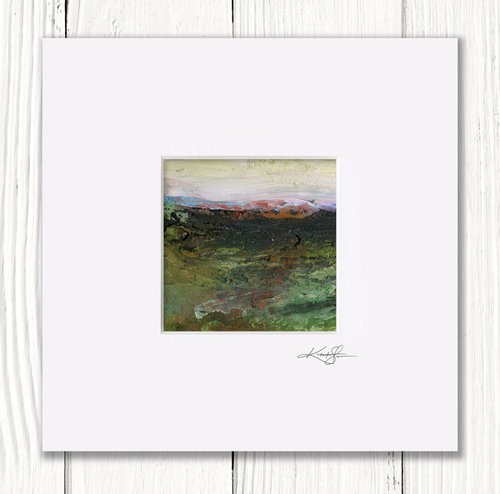 Mystical Land 431 - Textural Landscape Painting by Kathy Morton Stanion by Kathy Morton Stanion