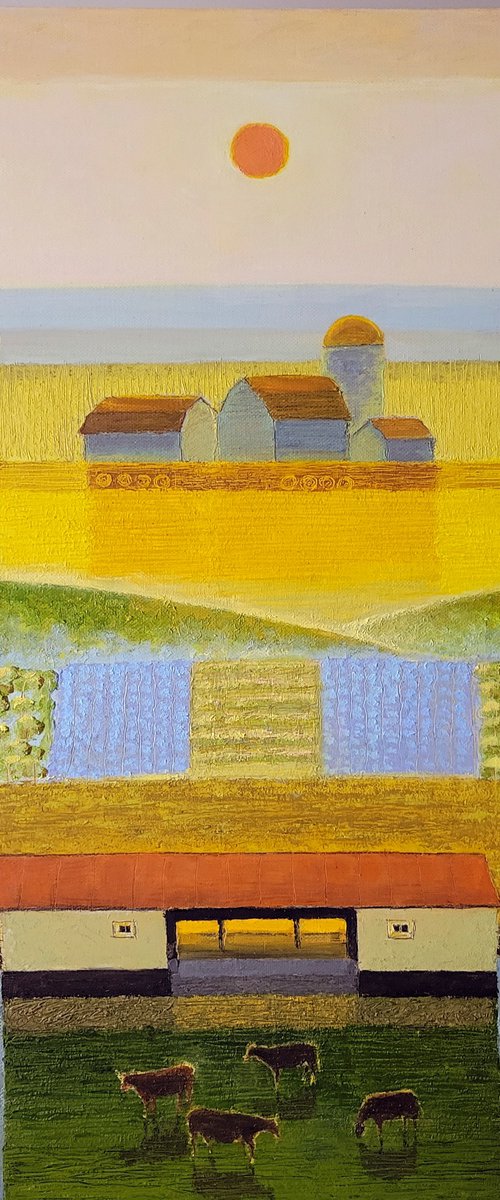 Yellow Dawn by Vadim Vaskovsky