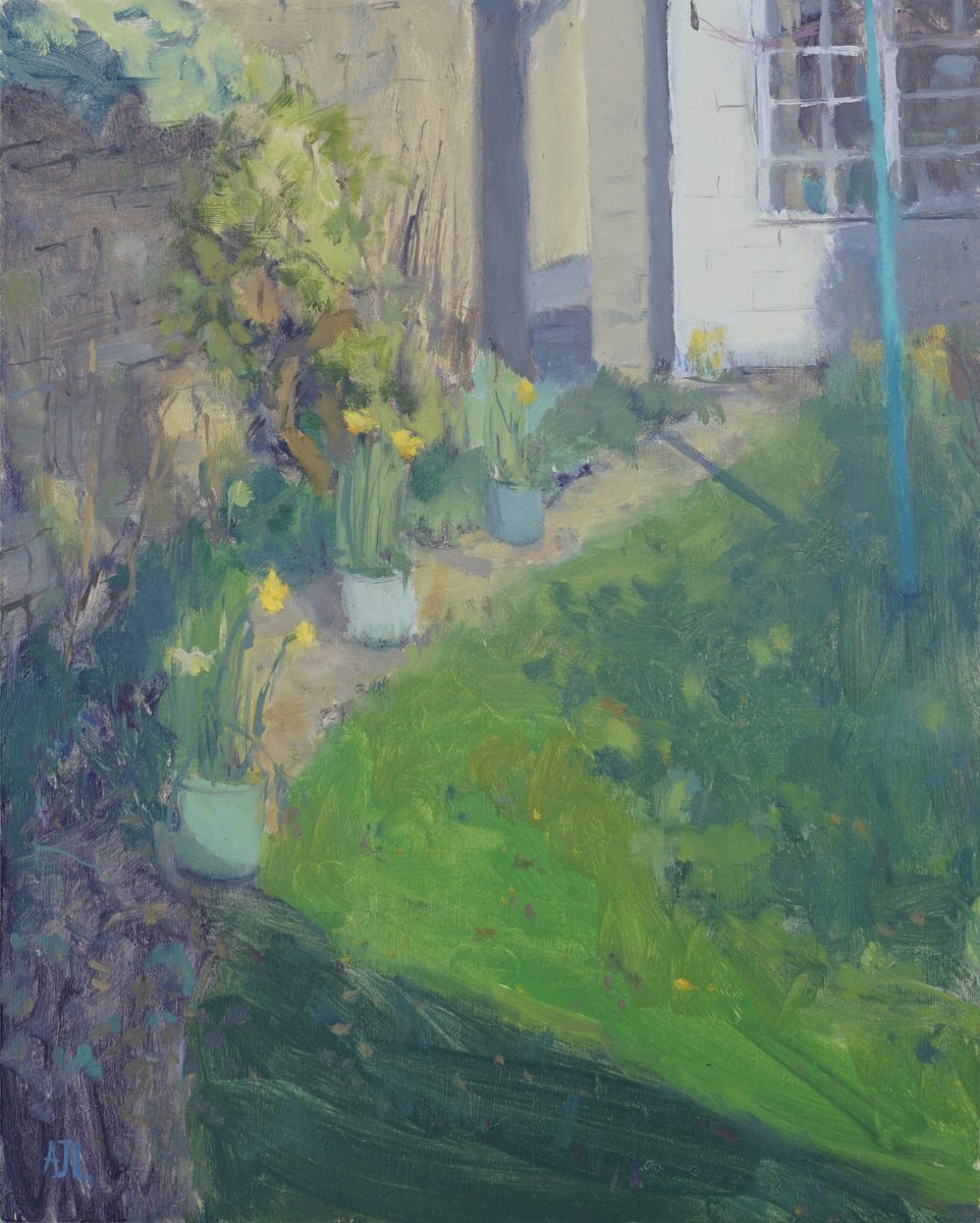 Spring At The Cottage By Alex James Long, 9 X 12, Artwork For Sale On Artfinder