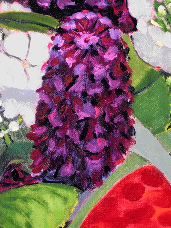 Buddleia and Hydrangea
