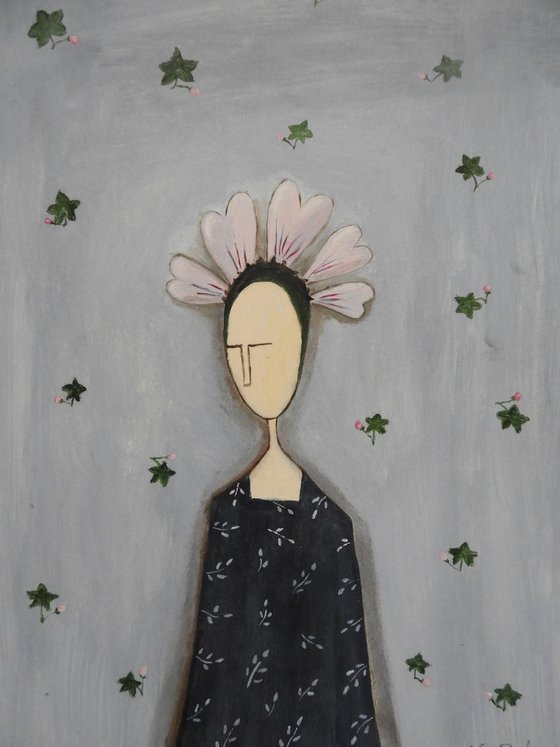 Thinking about wild plants, set of 3