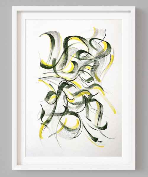Calligraphy art by Makarova Abstract Art