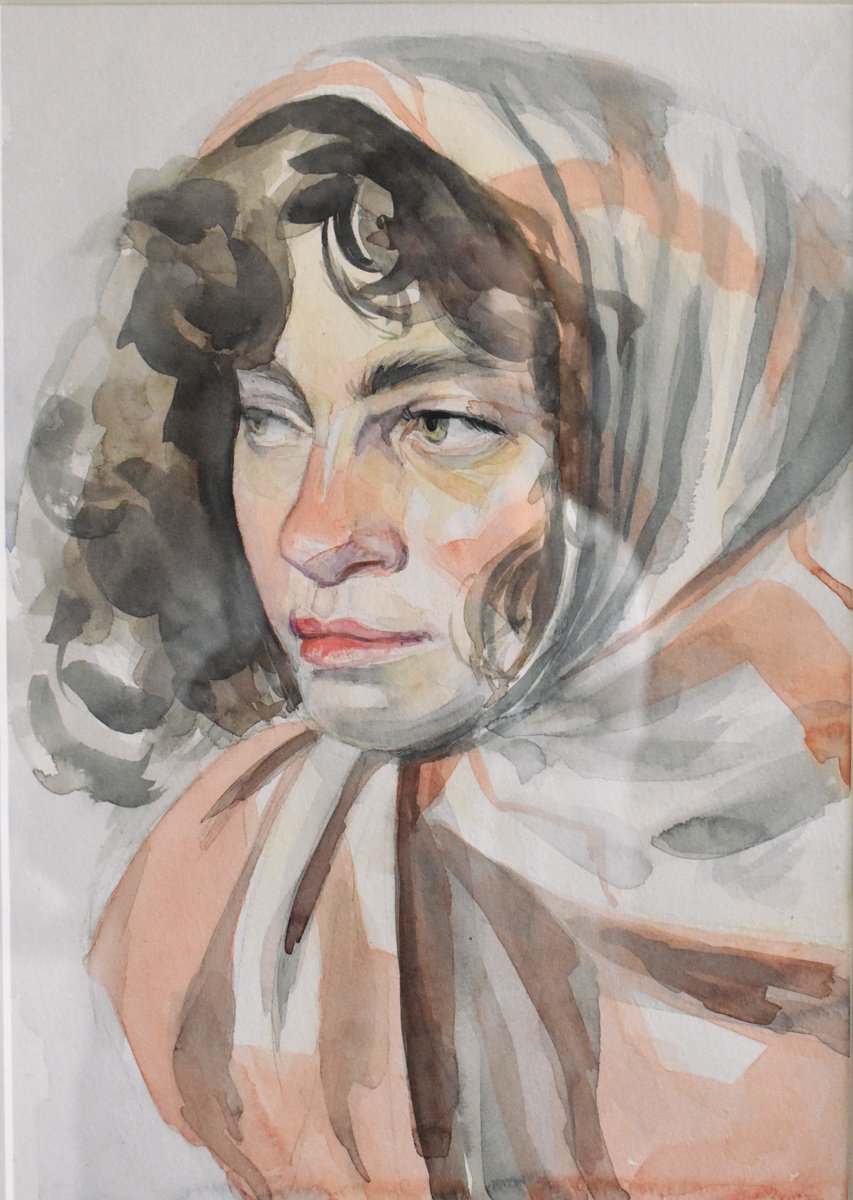 Impressionistic Watercolour , Youth 2 By Elza Slo, 16 X 12, Artwork For Sale On Artfinder